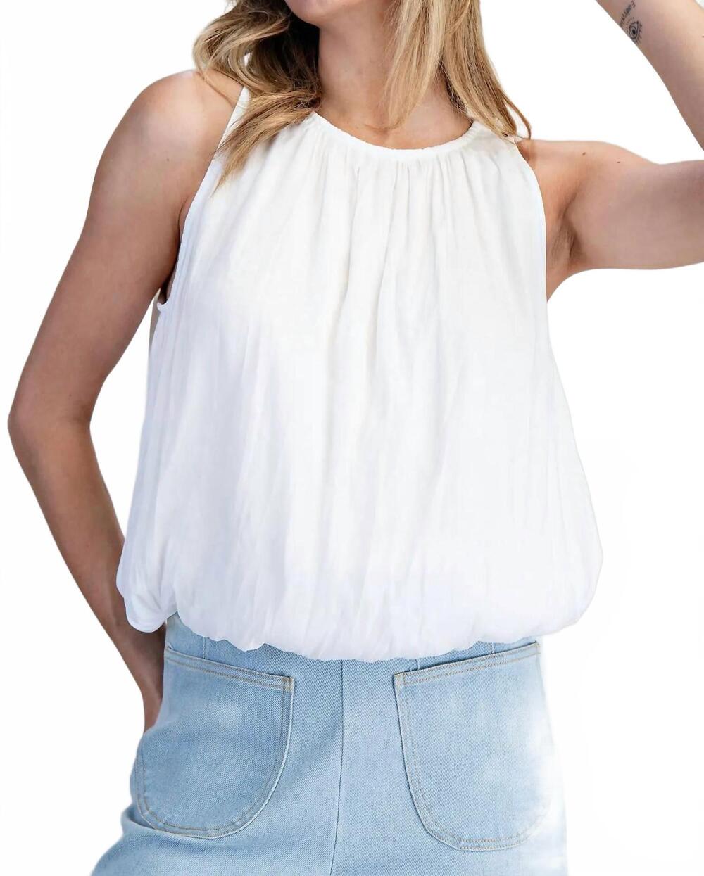 NEW EE:SOME in my feelings top in white